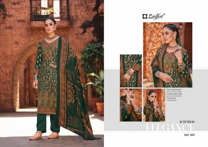 Zulfat Aisha Digital Printed Pashmina Dress Material
